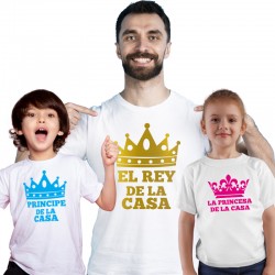 Playeras para Familia "El rey"