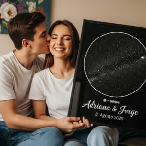 cuadros con mapa estelar-collages-fotomozaico