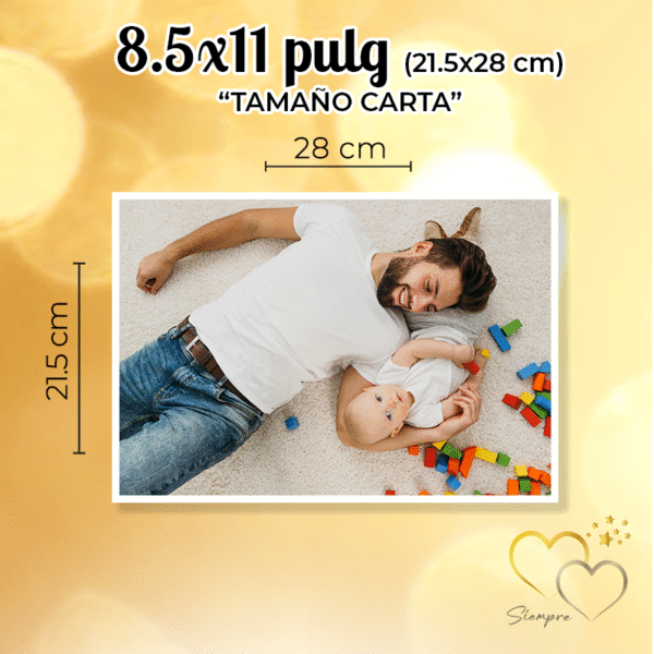 Impresión de Fotografías Tamaño Carta 8.5x11" (21.5x28 cm)