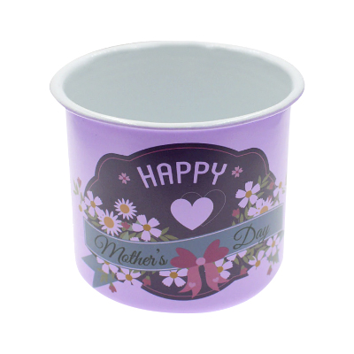 Pocillo de peltre en colores Pastel