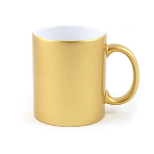 Taza Satinada Color Oro 11 oz
