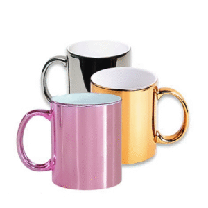 Taza Espejo Oro, plata o rosa 11 0z