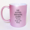 Taza Satinada Color Rosa 11 oz