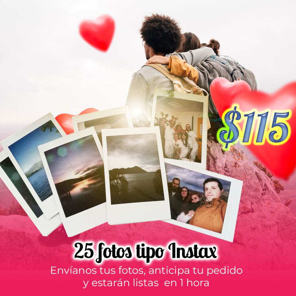 25 Fotos tipo Instax